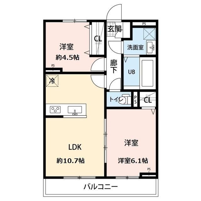 アムールイソベの間取り