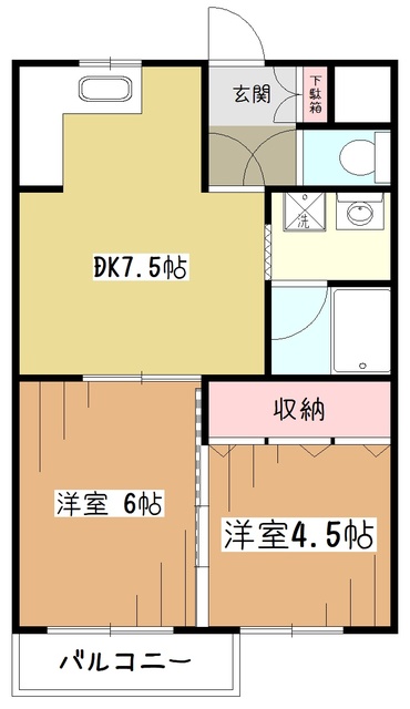 ロイヤル美住町の間取り