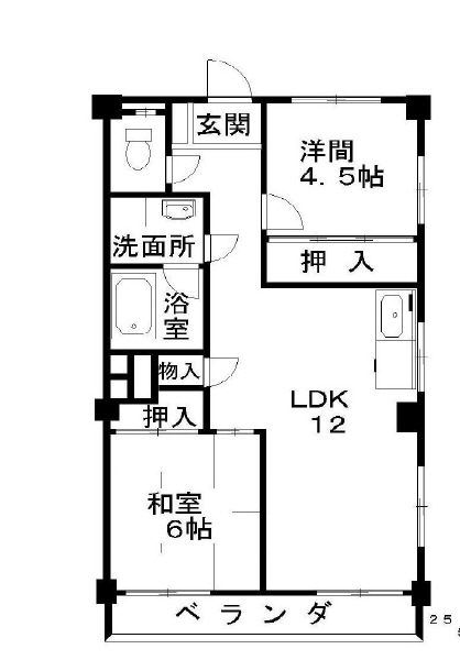 ハイツ潮風の間取り