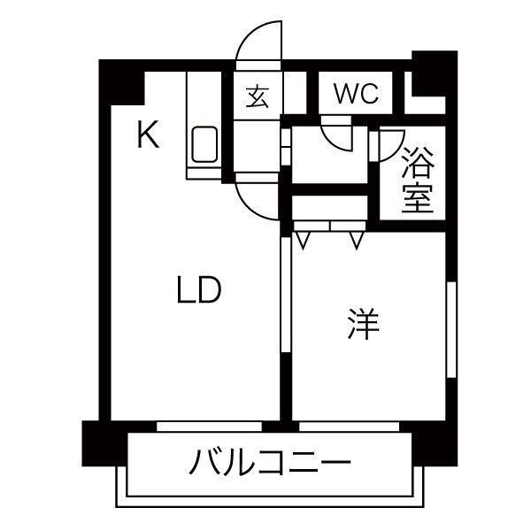 ＭＹプラザ円山公園IIの間取り