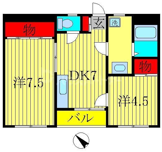 フロムナインの間取り