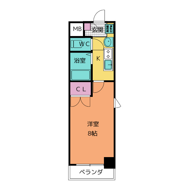 パルティール原駅前の間取り