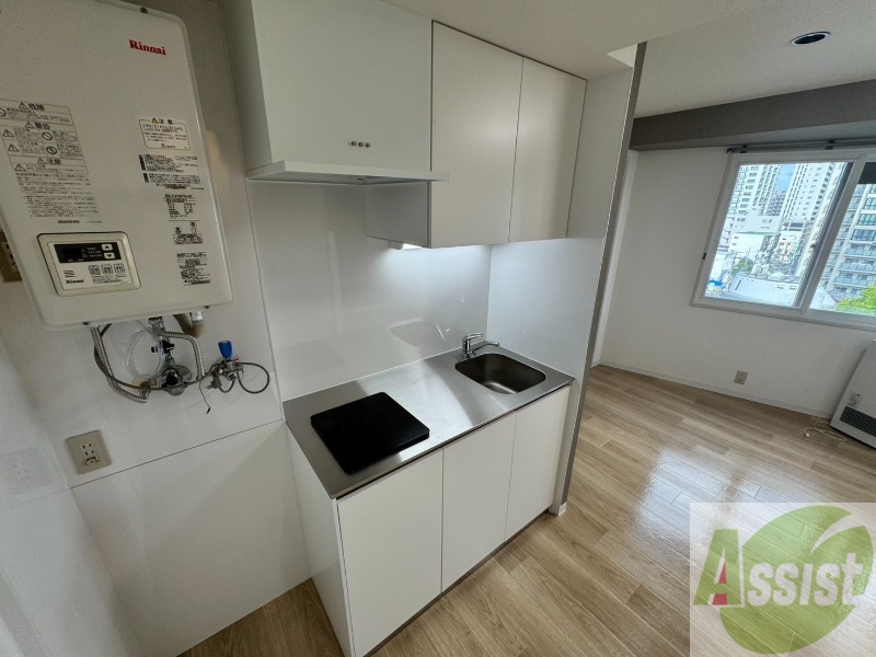 キッチン　洗い場が大きくて洗い物もしやすそうです。