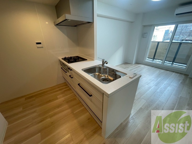 キッチン　システムキッチンなので、すぐお料理に使えます！