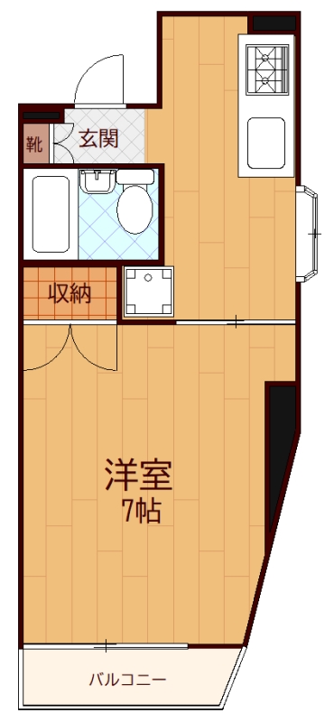 第23クリスタルマンションの間取り写真