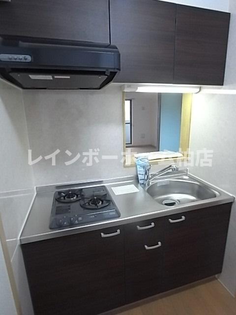 キッチン　２口ガスコンロです
