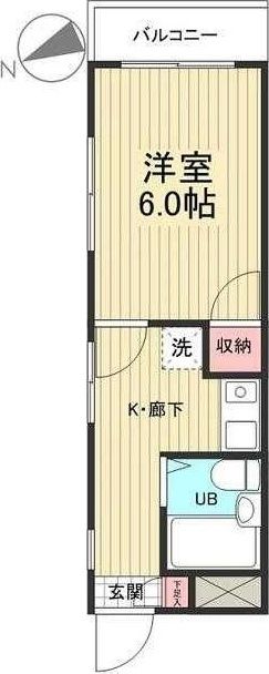 フレールの間取り写真