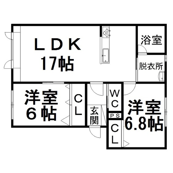 プレミアの間取り写真