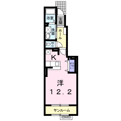 ラ・ヴィスタIの間取り