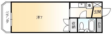 ハイツセーラムの間取り写真