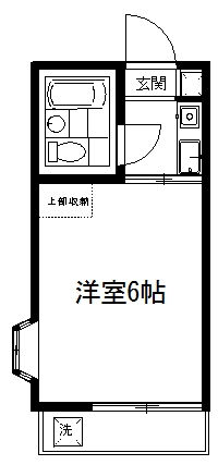 杉並区和泉のアパートの間取り