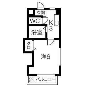 メゾンやよいの間取り