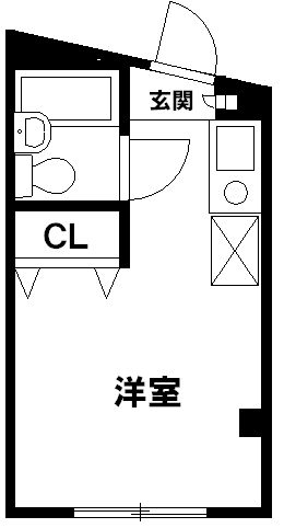 東急東横線 武蔵小杉駅 徒歩4分 4階建 築35年の間取り写真