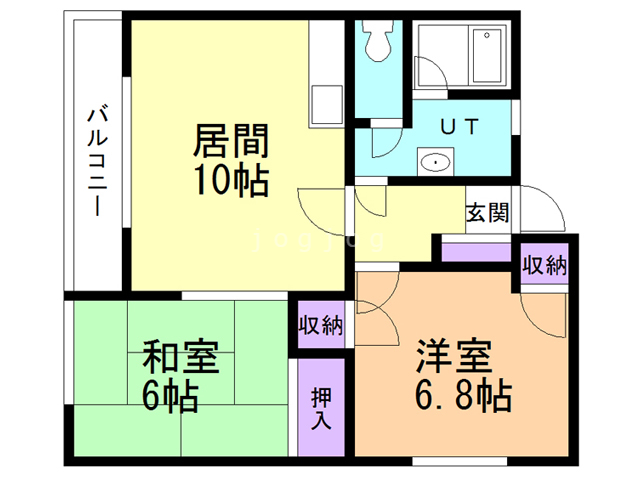 イーストセブンの間取り