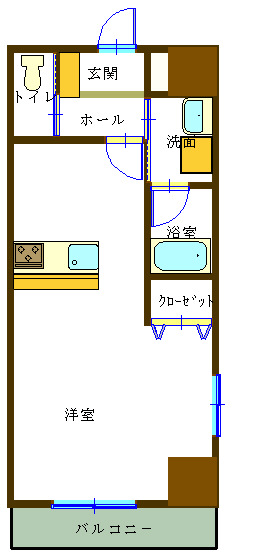 クレール手寄の間取り