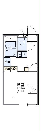 レオパレスフルーラの間取り