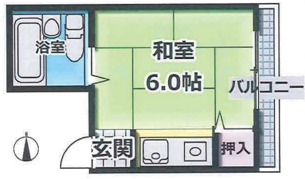 ニューヤングハイツ　北館の間取り