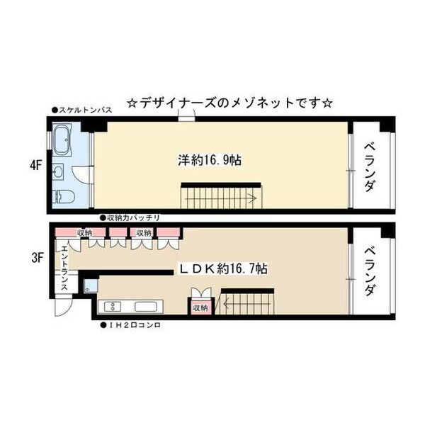 FLATS GAZERYの間取り