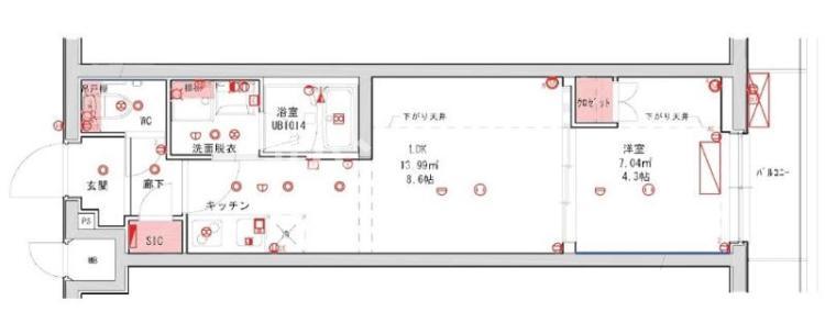 （仮称）品川大井町レジデンスの間取り