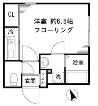 MODULOR茗荷谷の間取り