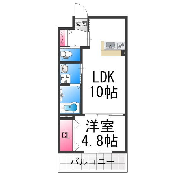 ARCA堺東の間取り