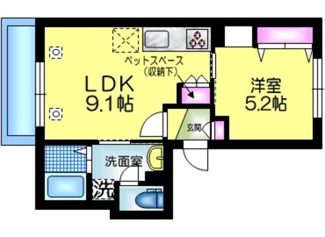 仮称　平井４丁目メゾンの間取り