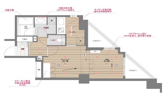 ドゥーエ東池袋の間取り