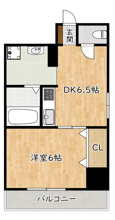 グローリーハイツ山本IIの間取り