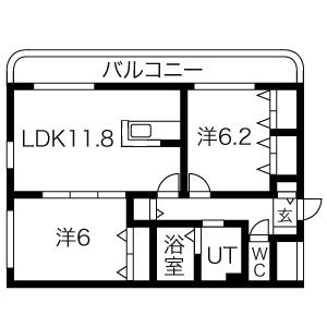 【アレックス美園の間取り】