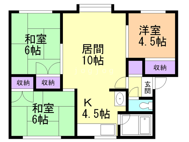 ハイツ土田の間取り