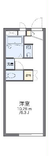 レオパレス貴船の間取り