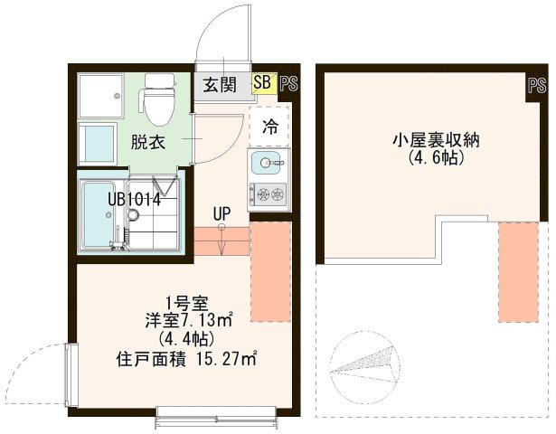 フルーリ六町の間取り