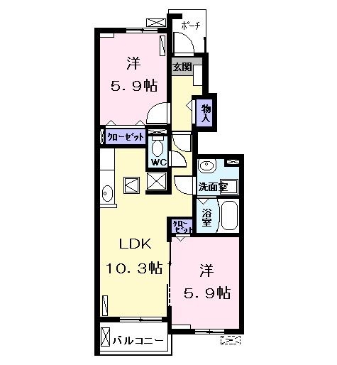 ルート１　江松の間取り