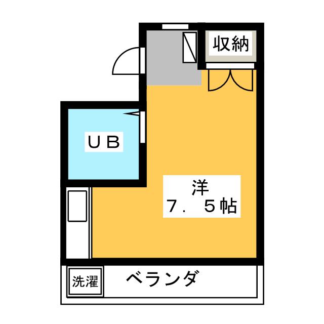 【メゾン船橋法典の間取り】