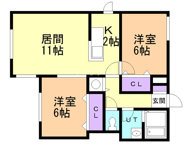 エルドラードＡＫＥＢＯＮＯの間取り