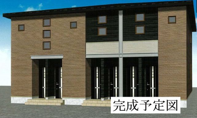 富士宮市小泉のアパートの建物外観