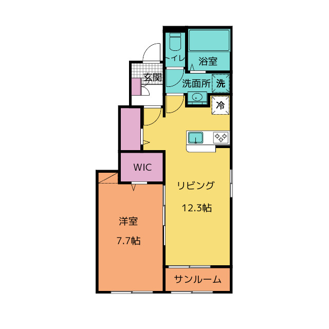 フィレンツェの間取り