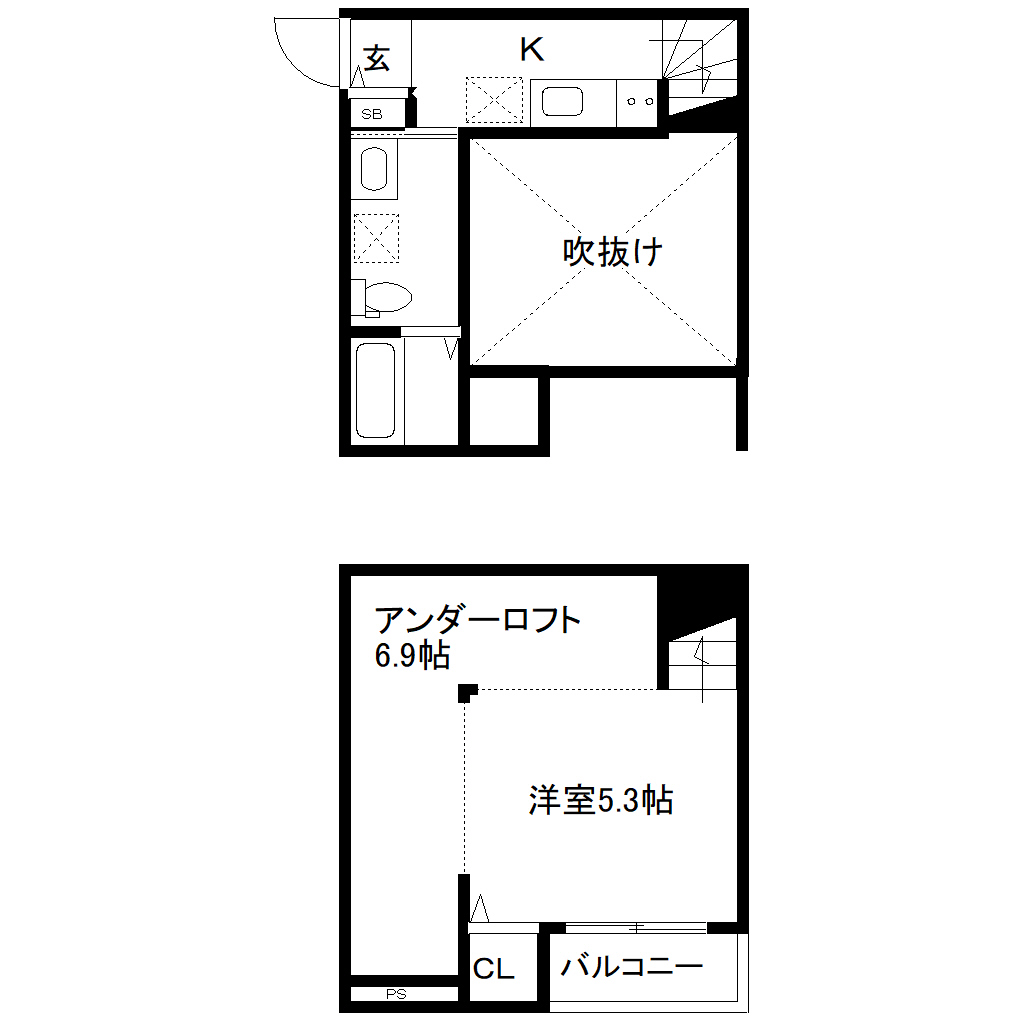 ディアコート琴平の間取り