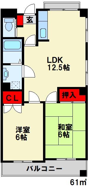 【ハーモナイズ361の間取り】