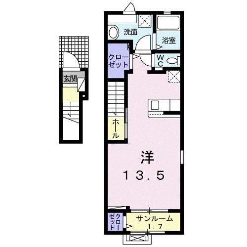 サフィールＭ・Ｎの間取り