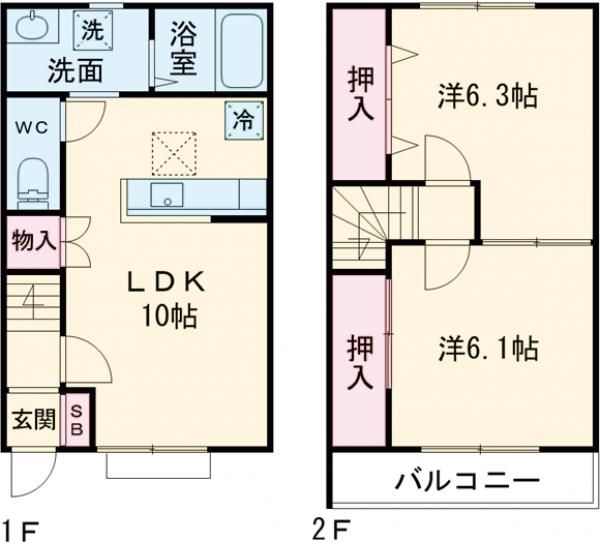 Ｅｌｖｉｔａ　IIの間取り