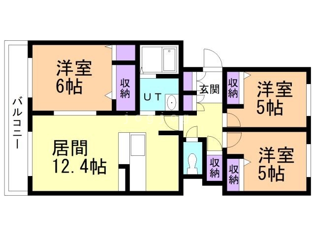 リーベンデール真駒内の間取り