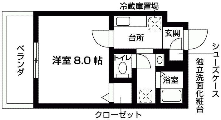 ポルトアーレミオKOBEの間取り