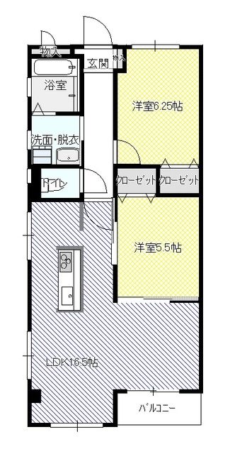 メゾンあづまの間取り