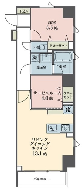 レーヴ半蔵門の間取り