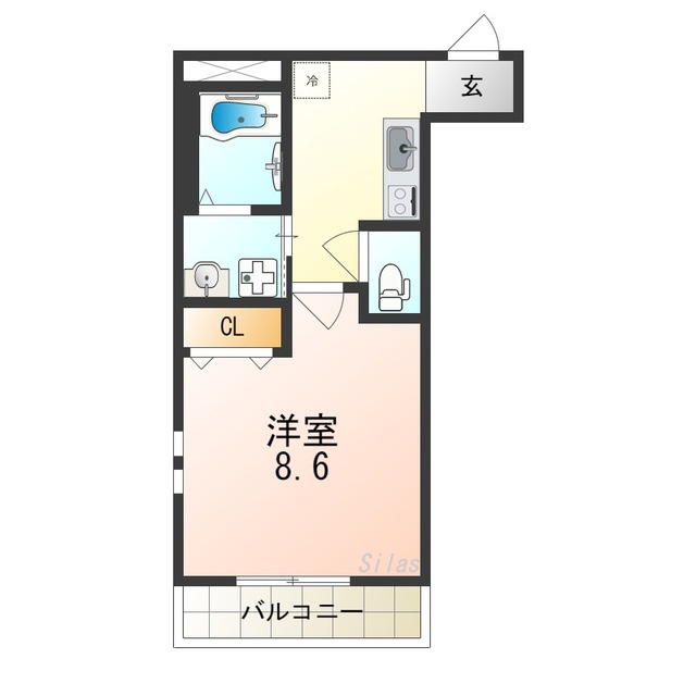 フジパレス堺南島の間取り