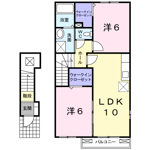 セレノ吉田の間取り