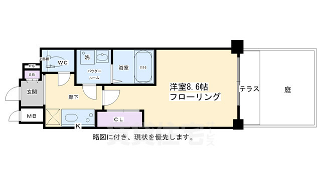 インベスト京都修学院の間取り