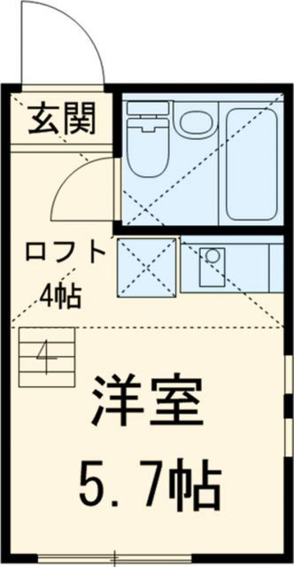 【横浜市金沢区乙舳町のアパートの間取り】