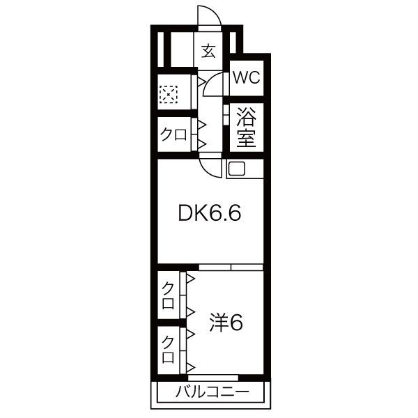 サテラ佐賀駅前の間取り